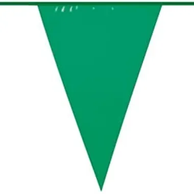Green Standard Plastic Bunting 10m (20 Flags)