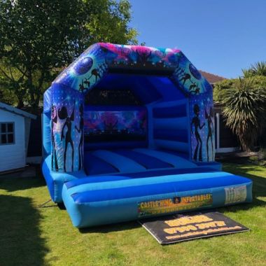 Childrens Disco Themed Bouncy Castle
