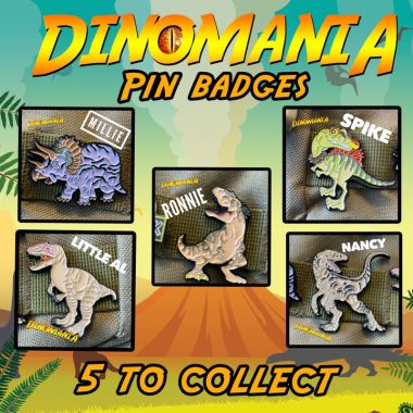 Dinosaur Pin Badges