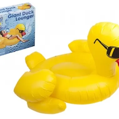 Large Inflatable Yellow Duck - 140cm X 130cm X 103cm