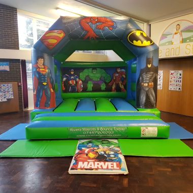 Superheroes Bouncy Castle