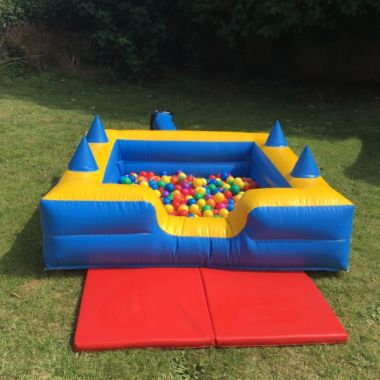 Inflatable Ball Pit Yellow & Blue