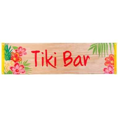 Tiki Beach Banner (50cm X 180cm)