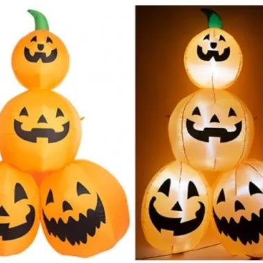 6ft Waterproof Inflatable Pumpkin Patch With Lights