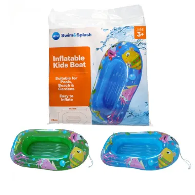 Inflatable Boat 112cm X 70xm In 2 Assorted Colours