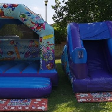 Party Mini Slide And Castle Package