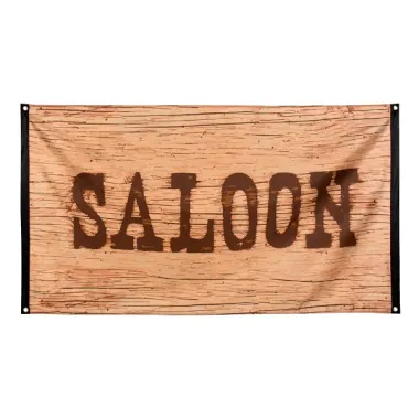 Wild West Cowboy Saloon Flag (150cm X 90cm)