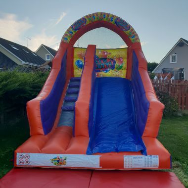 Orange And Blue 8ft Platform Slide
