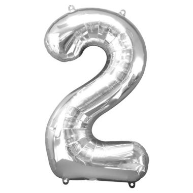 Number 2 balloon - 34inch Foil