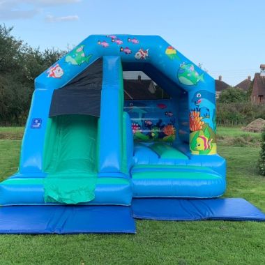 Sea Theme Castle/slide 12ft X 15ft
