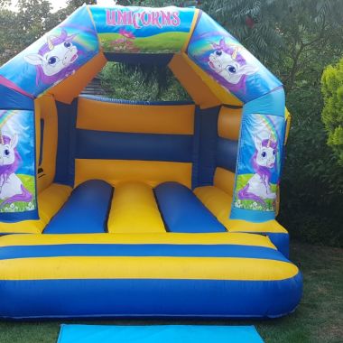 Unicorn Bouncy Castle Slide Combo