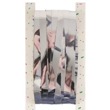Silver Foil Curtain 92cm X 244cm