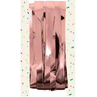 Rose Gold Foil Curtain 92cm X 244cm