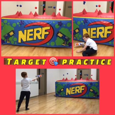 Inflatable Nerf Target