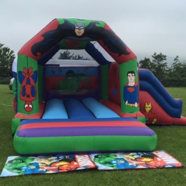 Superhero Castle With Side Slide