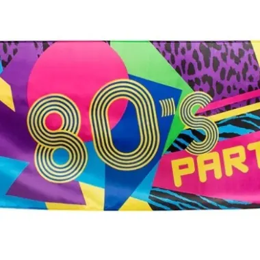 80s Banner (74cm X 220cm)