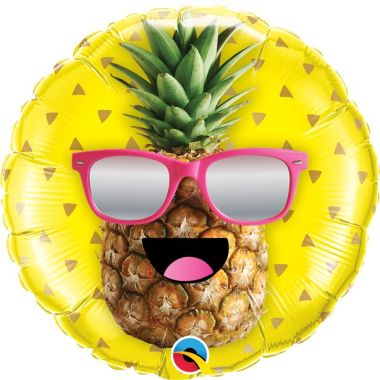 Mr Cool Pineapple Foil Balloon - 18inch Balloon