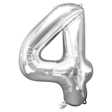 Number 4 balloon - 34inch Foil