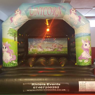 Unicorn Disco Bouncy Castle