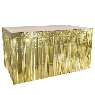 Gold Foil Skirt Decor (300cm X 74cm)