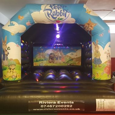 Peter Rabbit Disco Bouncy Castle