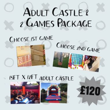 Adult Castle & 2 Games Package
