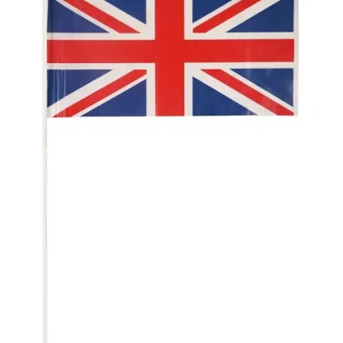 Handheld Union Jack Flag On Stick Pack Of 50