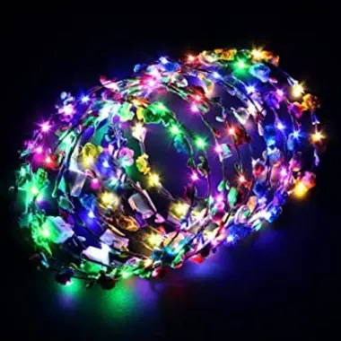 Led Floral Head Garland