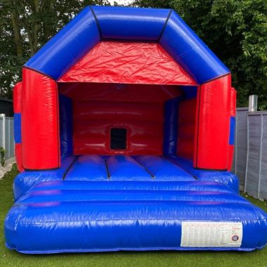 12ft X15ft Blue And Red Velcro Bouncy Castle