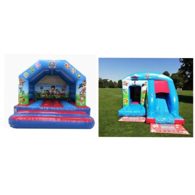 Paw Patrol Twin Bouncy Castle Package