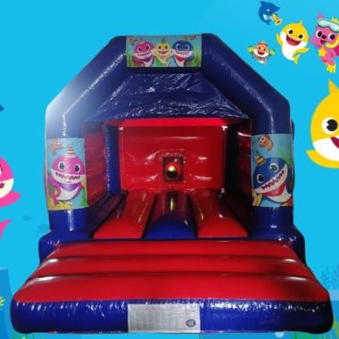 Baby Shark Disco Bouncy Castle Hire Barnsley