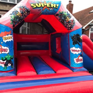 Superhero Castle And Side Slide