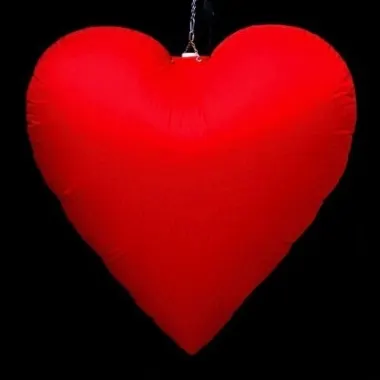 Heart 3.5ft Hanging Inflatable - Price To Hire
