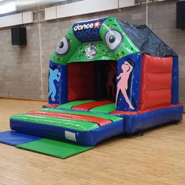 Brand New Disco Bouncy Castle Glossy