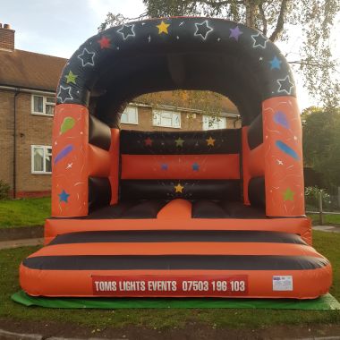 Black And Orange Adult Castle