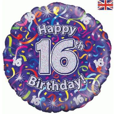 Streamers Design Age Balloons