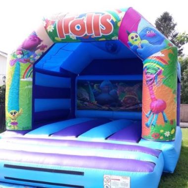 Trolls Bouncy Castle Slide Combo