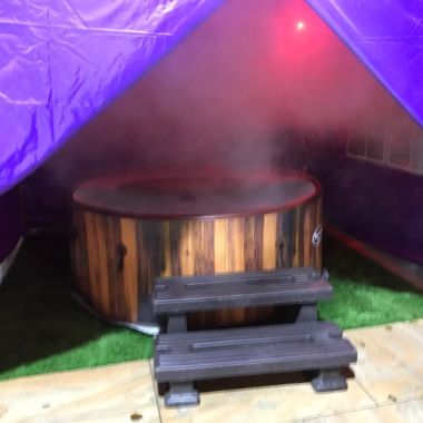 Hot Tub Hire Gazebo Separate