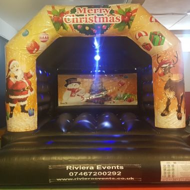 Christmas Disco Bouncy Castle