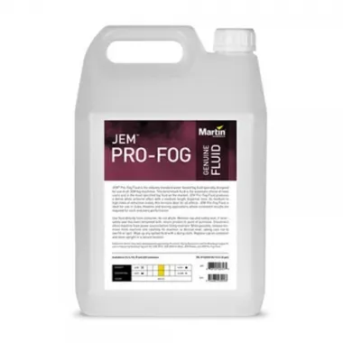 Jem Profog High Density Smoke Fluid 5 Litres - Price Is For A Case Of 4 (20 Litres Total)