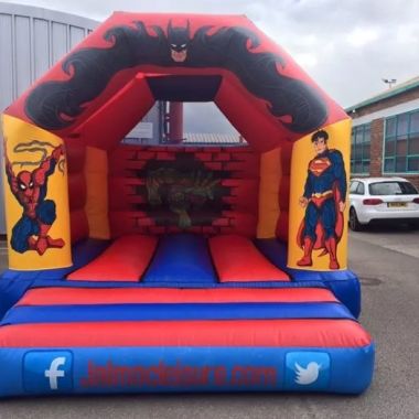 Super Hero Bouncy Castle 12 X 14 Feet