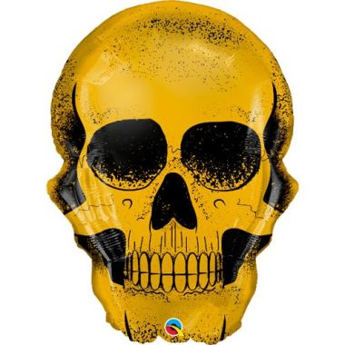 Golden Skull 36inch Supershape Balloon