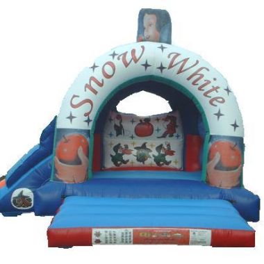 15ft X 17ft Snow White Slide Castle