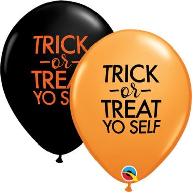 Trick Or Treat 11inch Latex Balloons Pk25
