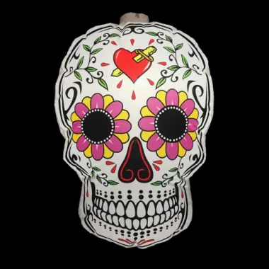 Sugar Skull 3.5ft Hanging Inflatable - Price To Hire