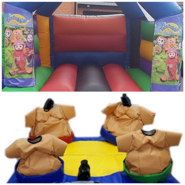 Package 2- Any Childs Castle With Family Sumo Suit Upgrade