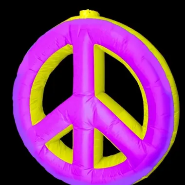 Peace Symbol 3.5ft - Price To Hire Per Weekend