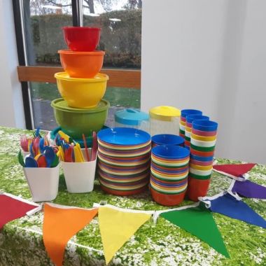 Reusable Party Kit Hire- 10 Settings