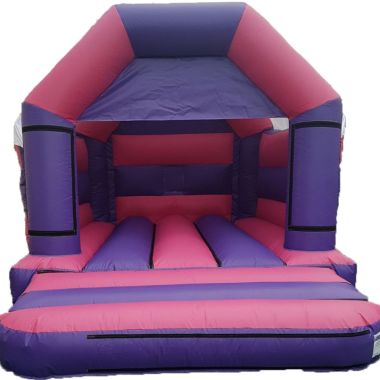 Pink And Purple Bouncy Castle