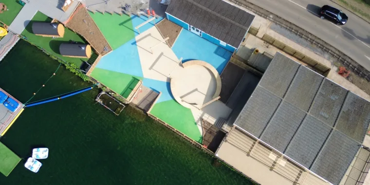 Transforming Spaces Our Latest Resin Bound Installation At Billing Aquadrome Holiday Park